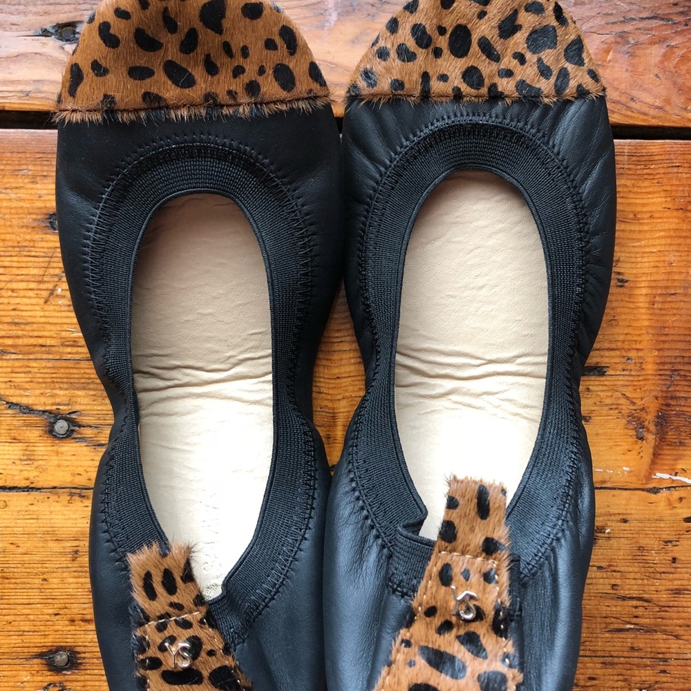 Size 8 Yosi Samra Spotted Leopard Shoes